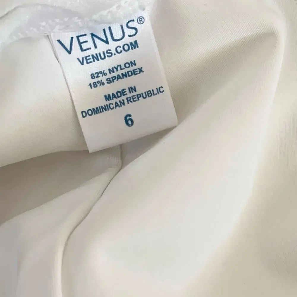 Venus Strappy Back White One Piece Swimsuit